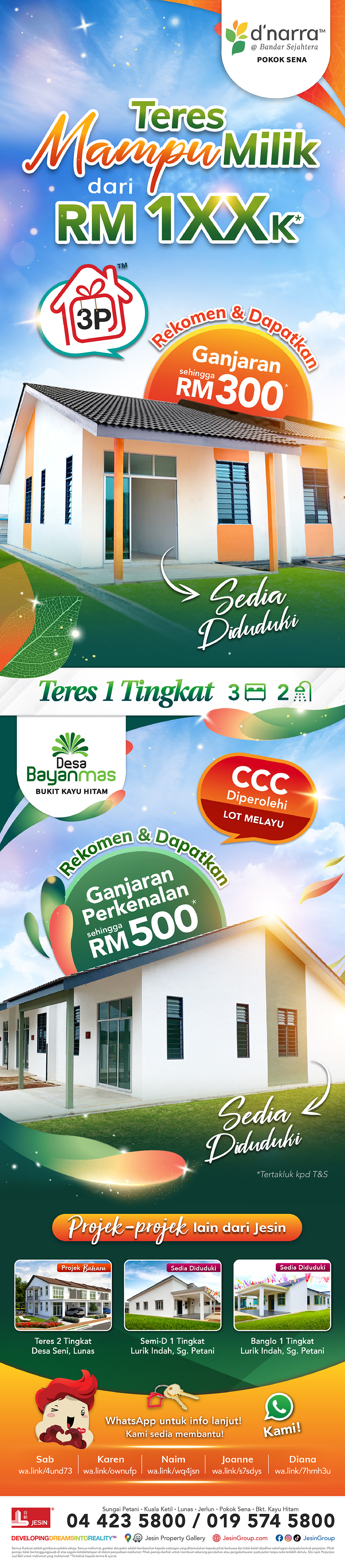 Teres Mampu Milik dari RM1xxK*